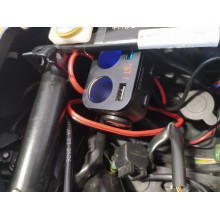 Зарядний пристрій із прикурювачами - Ozio Y34QA. 12-24V, 90W, 2 USB, QC3.0, 70см. Гарантія 6 міс. Зарядний пристрій із прикурювачами - Ozio Y34QA. 12-24V, 90W, 2 USB, QC3.0, 70см. Гарантія 6 міс.