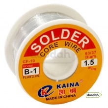 Припій з флюсом SOLDER CF-10 B-1, 1,5 мм, flux 2.0%, 100 г - KAINA Припій з флюсом SOLDER CF-10 B-1, 1,5 мм, flux 2.0%, 100 г - KAINA