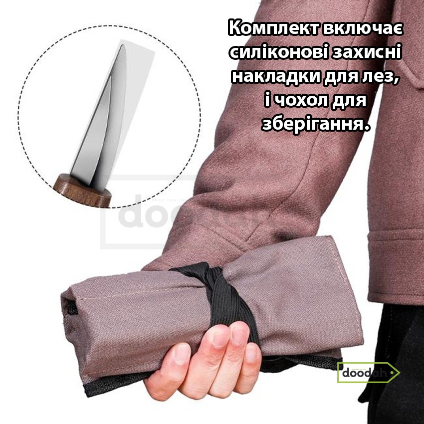 Набір ножів для різьблення по дереву 5 в 1 - CARPRIE С5-1