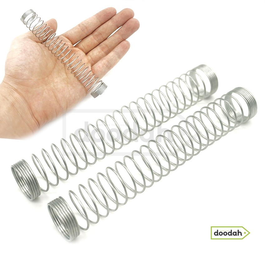 Пружина для трубки (шланга) кальяна - Hookah Team 19 * 110 mm, Silver