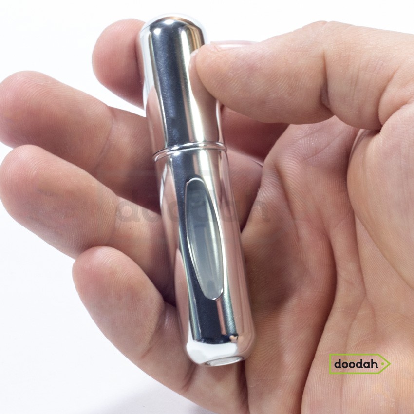 Мини флакон для духов (портативный дорожный атомайзер) - BLP-5 мл Silver