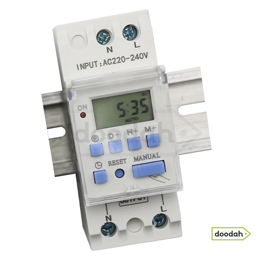 Таймер реле времени программируемое - EARU AHC30B - 220V / 15A / AC DC