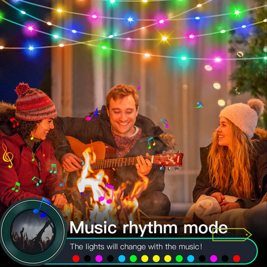 Розумна світлодіодна Bluetooth гірлянда RGB – CARPRIE SAET 5M / 50LED / IP65