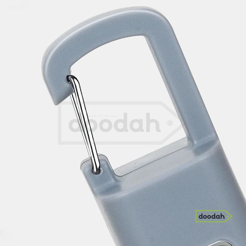 Багатофункціональний ліхтар COB / LED / USB Type-C / IP33 - CARPRIE Smiling Shark SD1023 Silver