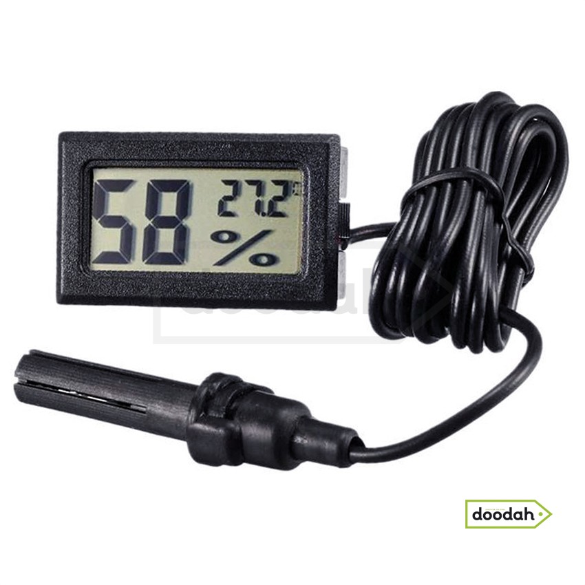 Датчик вологи та температури CARPRIE WSD-10c Black з кабелем. Гарантія 6 міс.
