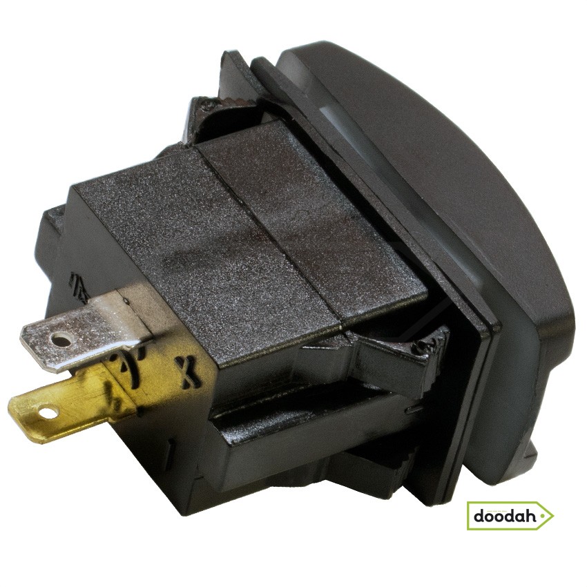 Авто / Мото USB зарядний пристрій Recessed ATV Blue, IP68, 2,1А. Гарантія 6 міс.