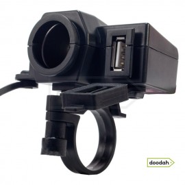 Авто / Мото USB зарядний пристрій з прикуривателем - D-961 (2in1). Гарантія 6 міс. Авто / Мото USB зарядний пристрій з прикуривателем - D-961 (2in1). Гарантія 6 міс.