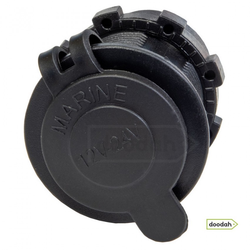 Порт прикурювач Recessed Marine 12-24V, IP55. Гарантія 6 міс.