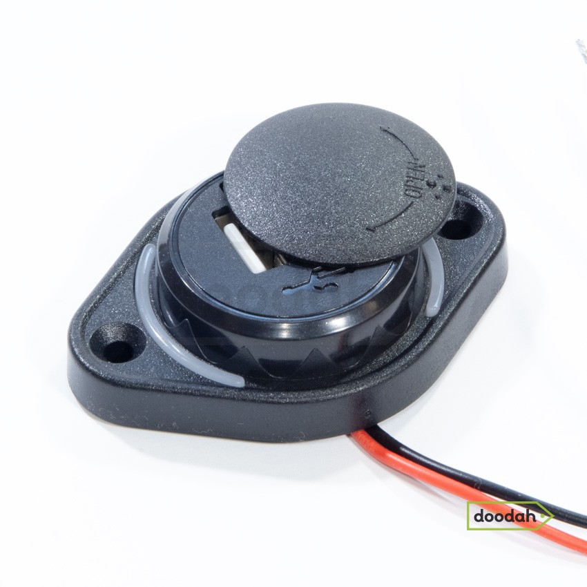 Авто / Мото USB зарядний пристрій 12-24V / IP 54 / 3.1A - Passenger 4 White