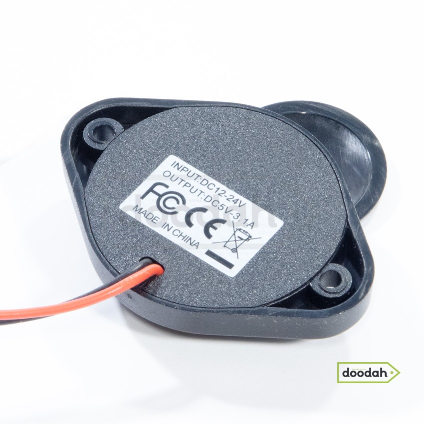 Авто / Мото USB зарядний пристрій 12-24V / IP 54 / 3.1A - Passenger 4 White