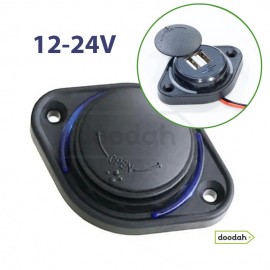 Авто / Мото USB зарядний пристрій 12-24V / IP 54 / 3.1A - Passenger 4 Blue Авто / Мото USB зарядний пристрій 12-24V / IP 54 / 3.1A - Passenger 4 Blue