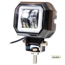Мото фара Ladiami SQ 20W - White, IP68 (вспомогательный свет) Мото фара Ladiami SQ 20W - White, IP68 (вспомогательный свет)