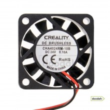 Осьовий безщітковий вентилятор охолодження (кулер) CREALITY 4010 DC 24V 0.1A Осьовий безщітковий вентилятор охолодження (кулер) CREALITY 4010 DC 24V 0.1A