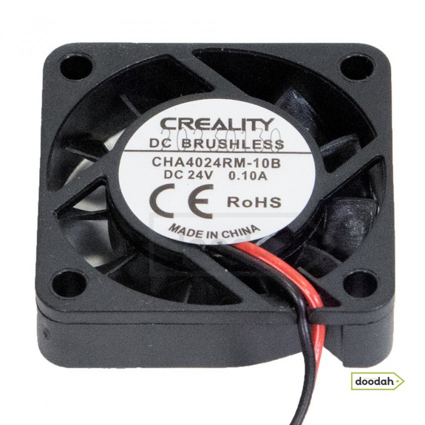 Осьовий безщітковий вентилятор охолодження (кулер) CREALITY 4010 DC 24V 0.1A