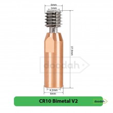Горло-термобарьер (шпілька) Тітан-Мідь - ProPrint Heatbreak CR-10 V2 Горло-термобарьер (шпілька) Тітан-Мідь - ProPrint Heatbreak CR-10 V2