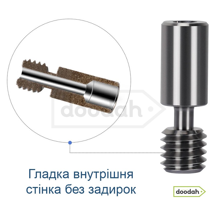 Горло-термобарьер (шпілька) 6*19MM / Титановий сплав - KINGROON Heatbreak T Ender 3 S1 / V3 SE