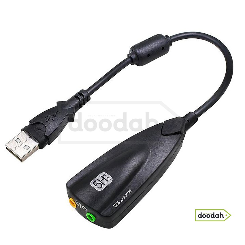 Зовнішня звукова карта USB Buxom Sound 5H - зі шнуром. Гарантія 6 міс.