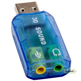 Зовнішня звукова карта GoodEm USB 2 - Blue. Гарантія 6 міс. 