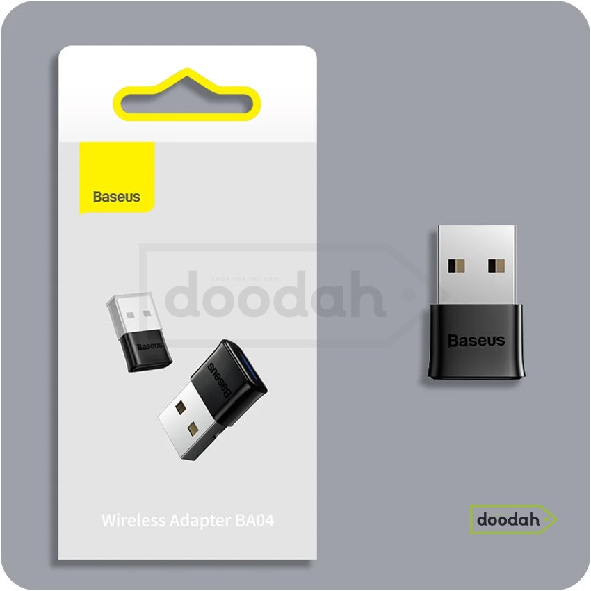 Bluetooth адаптер (приймач / передавач) - BASEUS BA04 BT5.0 20m