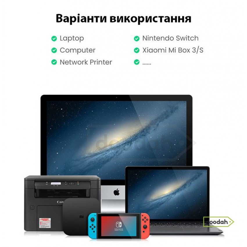 Мережева USB Lan карта – USB Type C / RJ45 - Etmakit / 1000 Мбит