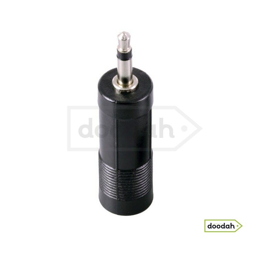 Аудіо адаптер перехідник 3.5mm на 6.35mm CARPRIE RTC5010 Black
