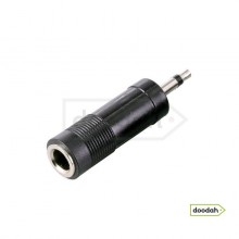 Аудіо адаптер перехідник 3.5mm на 6.35mm CARPRIE RTC5010 Black