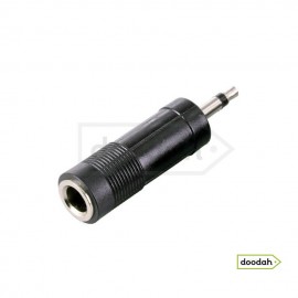 Аудіо адаптер перехідник 3.5mm на 6.35mm CARPRIE RTC5010 Black Аудіо адаптер перехідник 3.5mm на 6.35mm CARPRIE RTC5010 Black