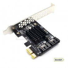 Адаптер SATA III (6 Гбіт / с) PCI-E (для підключення додаткових hdd / ssd) - PCE2SAT-M01 VER006S. 