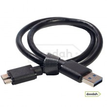 Кабель USB 3.0 на Micro-B - Robotsky Type A 50 см Black 
