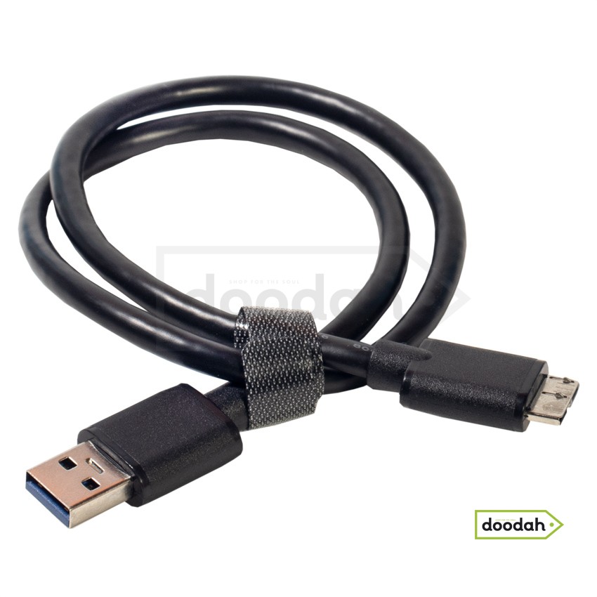 Кабель USB 3.0 на Micro-B - Robotsky Type A 50 см Black