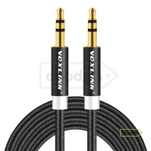 Кабель аудіо - Voxlink 3.5 mm 2 метра (F-F)