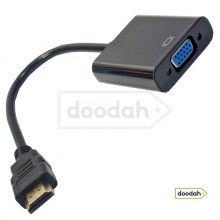 Перехідник (відео конвертер на дроті 1080 P) HDMI-VGA - Tishric