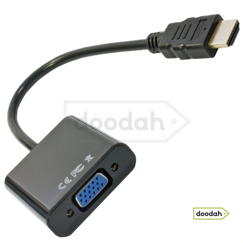 Перехідник (відео конвертер на дроті 1080 P) HDMI-VGA - Tishric