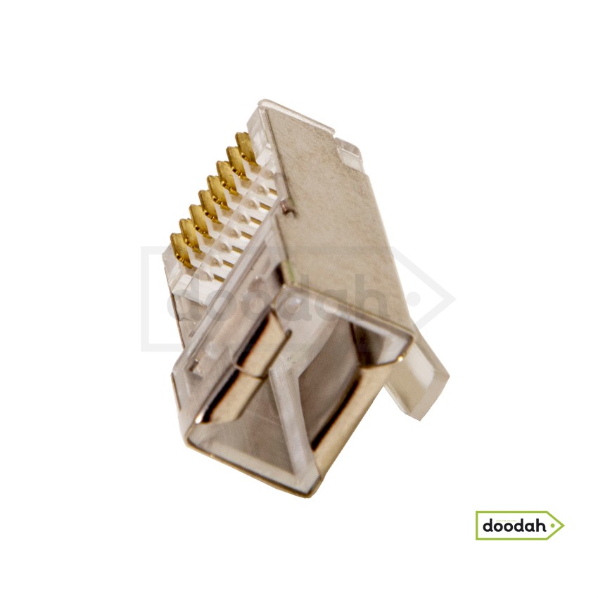 Конектор екранований Etmakit RJ45 - 10 шт (Cat 6, 23awg, 24awg, 1,2 мм)
