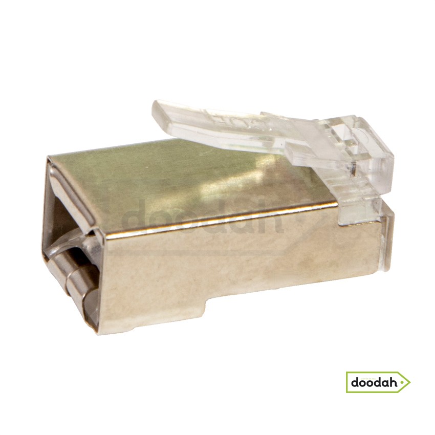 Конектор екранований Etmakit RJ45 - 10 шт (Cat 6, 23awg, 24awg, 1,2 мм)