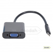 Перехідник (відео конвертер на дроті 1080P) USB Type C- VGA - Tishric. Гарантія 6 міс. 