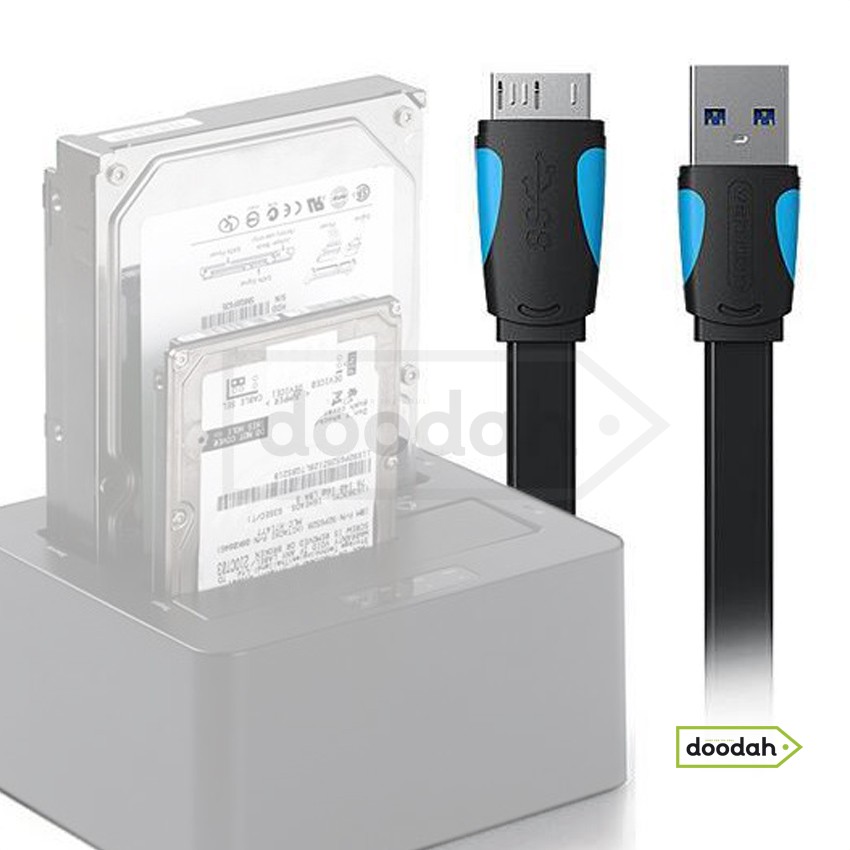 Кабель USB 3.0 на Micro-B - Vention 2 m Black