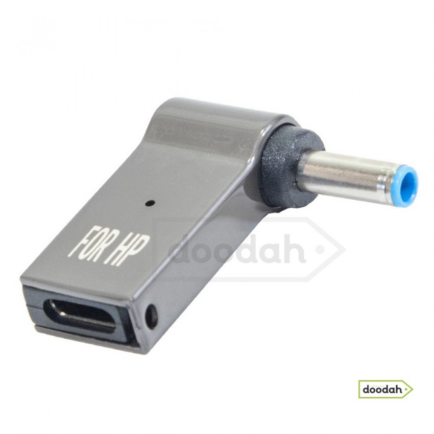 Перехідник Type-C PD 100W на DC (4,5×3,0) CARPRIE для заряджання ноутбука HP