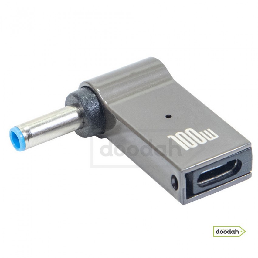 Перехідник Type-C PD 100W на DC (4,5×3,0) CARPRIE для заряджання ноутбука HP
