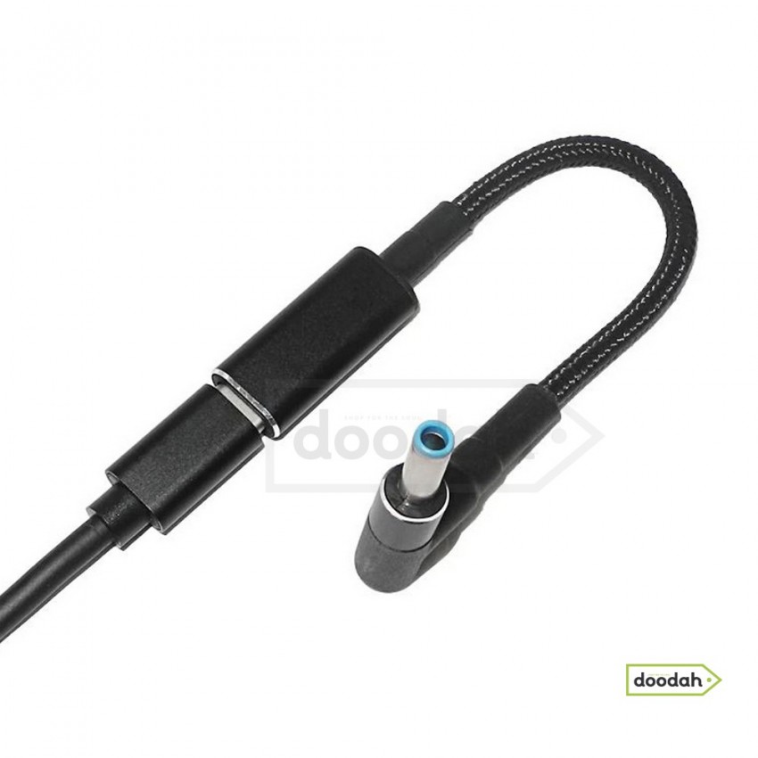 Перехідник Type-C PD 100W на DC (4,5×3,0 Flex) CARPRIE для заряджання ноутбука HP
