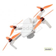 Комплект лопастей трехлопастных (4 шт) MaxFun H2 Red - для DJI Mavic Mini / Mini 2 / Mini SE