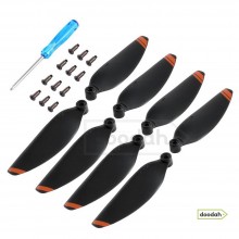 Комплект лопастей (пропеллеры 8 шт) MaxFun H3 4726 Orange - для DJI Mavic Mini 2 / SE