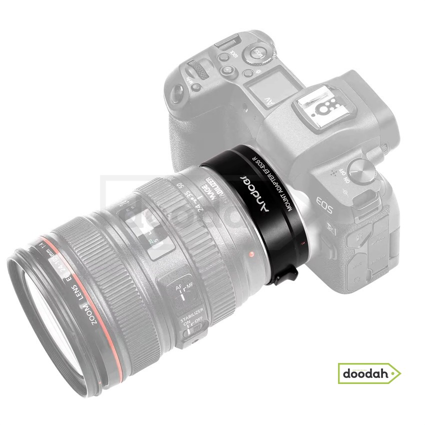 Перехідник (адаптер) з об'єктивів EF/EF-S для камер Canon EOS R – байонет RF (автофокусний) Andoer