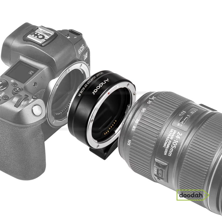 Перехідник (адаптер) з об'єктивів EF/EF-S для камер Canon EOS R – байонет RF (автофокусний) Andoer