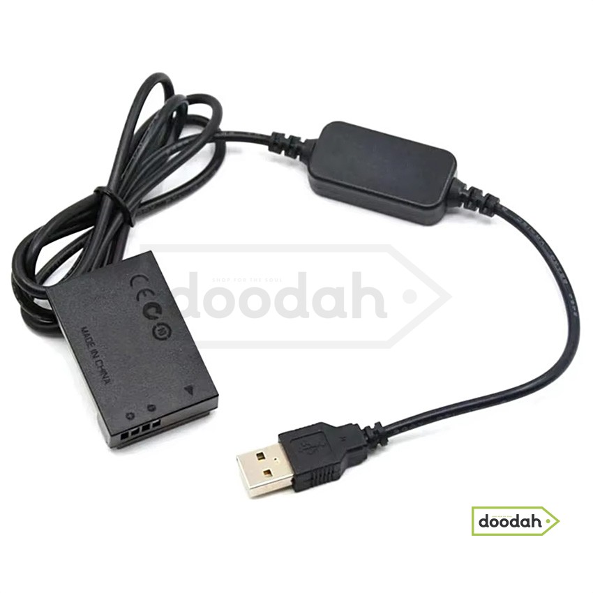 Сетевой адаптер CARPRIE DR-E15 USB "имитатор батареи" LP-E15 / ACK-E8 / LP-E8 для Canon EOS Rebel SL1, SL1, EOS 100D
