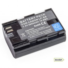 Батарея (Аккумулятор) Li-ion LP-E6 2650 мАч 7,4 В для Canon Батарея (Аккумулятор) Li-ion LP-E6 2650 мАч 7,4 В для Canon