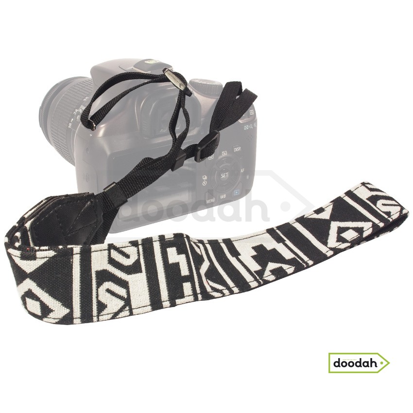 Ремінь нашийний для фото камери - Ethnic Straps BW