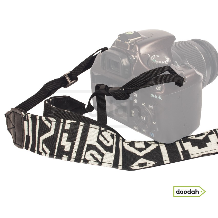 Ремінь нашийний для фото камери - Ethnic Straps BW