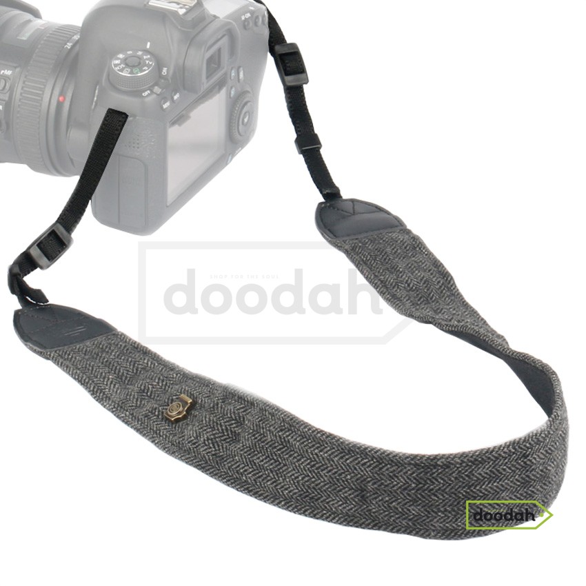 Ремінь нашийний для фото камери - Tweed Strap Gray
