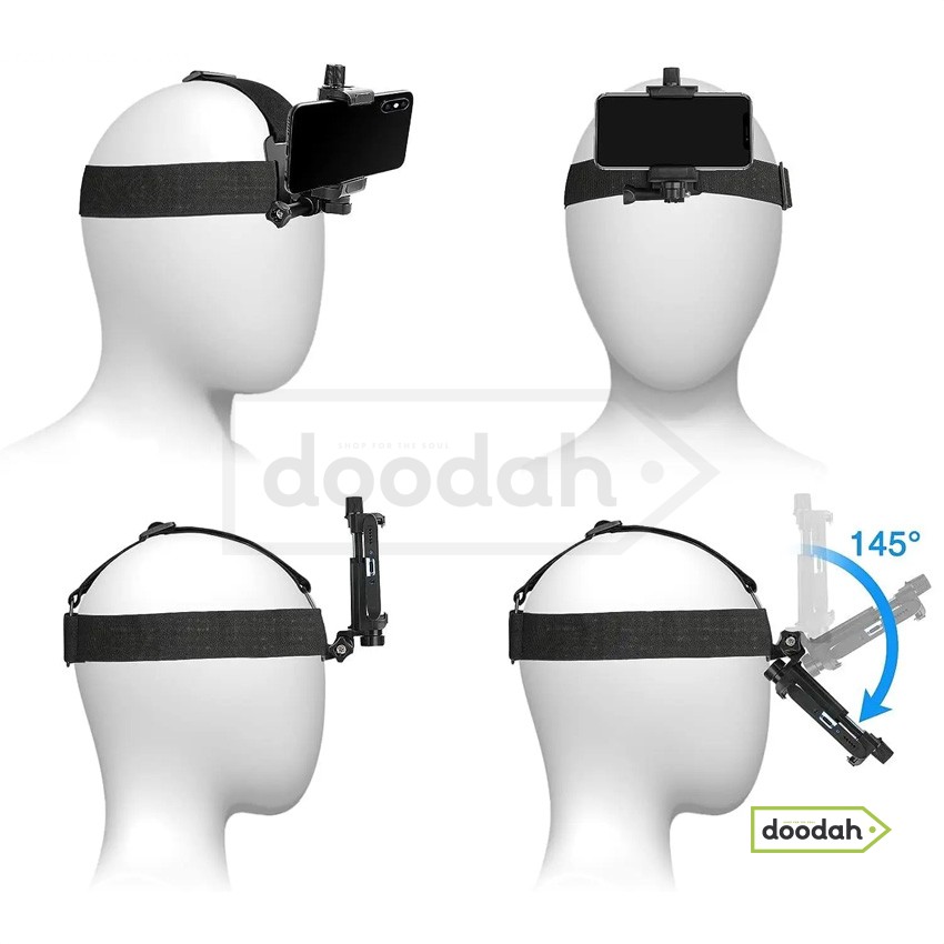 Налобний тримач для смартфона (кріплення 1/4" на голову) - Photolife TOU1